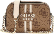 Womens Noelle Camera Crossbody Handbag - Latte Logo