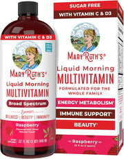 Gluten-free Morning Liquid Vitamin (Raspberry,32oz)
