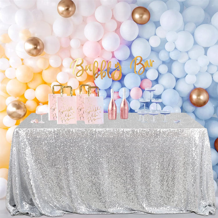 B-COOL Black Sequin Backdrop Curtain Glitter - Halloween Black Backdrop 2 Panels 4ftx8ft Curtain Drapes Shiny Background for Parties Shimmer Wall Backdrop Cloth