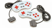 Geek Theory Retro-Bit Super Retro Trio HD Plus 720P 3 in 1 Console System - HDMI Port - for Original NES/SNES, Super Nintendo and Sega Genesis Games - Red/White