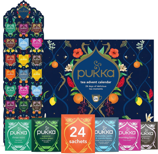Pukka Advent Calendar 2026 Organic Tea & Infusions, 24 Sachets