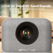 BYINTEK U4 Projector Mini 1080P Projector LED WiFi 6 BT5.0, Autofocus Outdoor Portable Movie Projector for Home Theater/Outdoor/Business/Gaming/Teaching