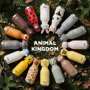 Kids Water Bottle 460ml Insulated Stainless Steel - AMICA STUDIO (Gigi Giraffe)