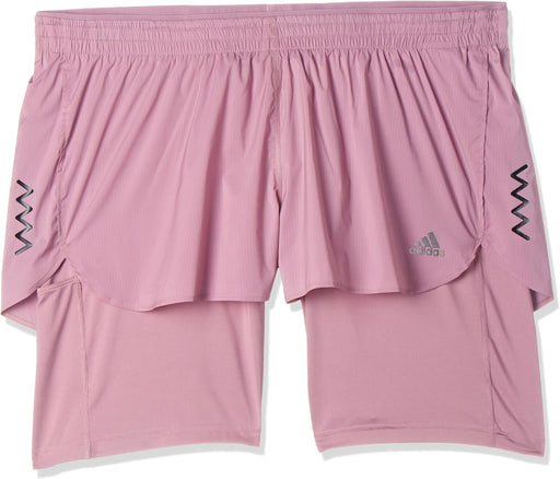 Run Fast 2 in 1 Shorts for Women, X-Large, Magic Mauve