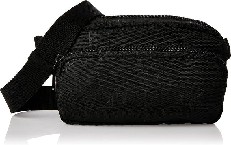 Men's Essential Crossover Handbag - Mono Allover