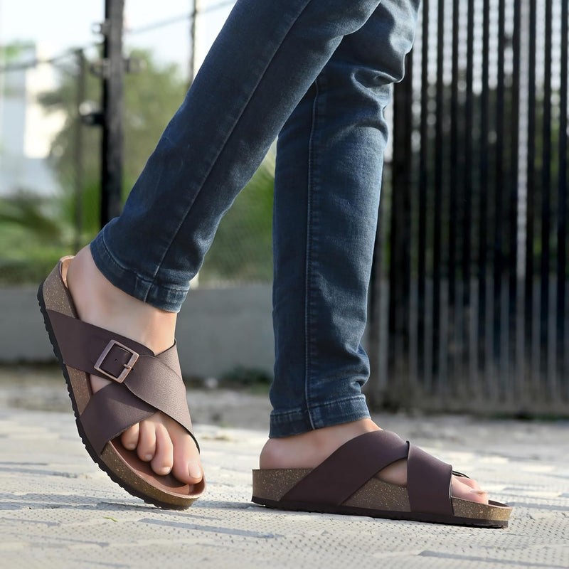 Centrino 7311 mens Cushion Sliders/Slippers | PU Padding on the Footbed | Bounce Back Technology | Comfortable & LightWeight | Waterproof & Everyday Flip Flops for Men and boys
