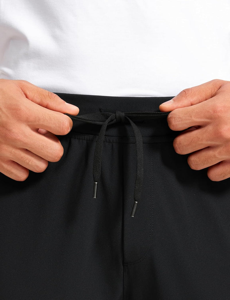 CRZ YOGA Men's Lightweight Jogger Pants - 30'' Elastic Stretchy Pants with Side Pockets