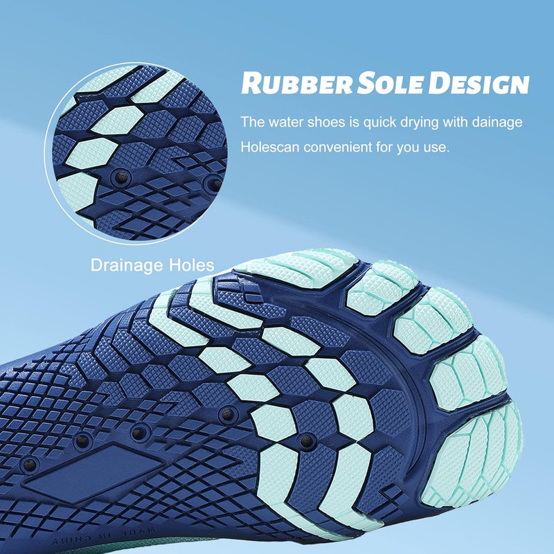 SYKT Water Shoes Mens Womens Quick-Dry Non-Slip Soft Barefoot Swimming Shoes Aqua Sports Outdoor Beach Surfing Diving Hiking Yoga Shoes