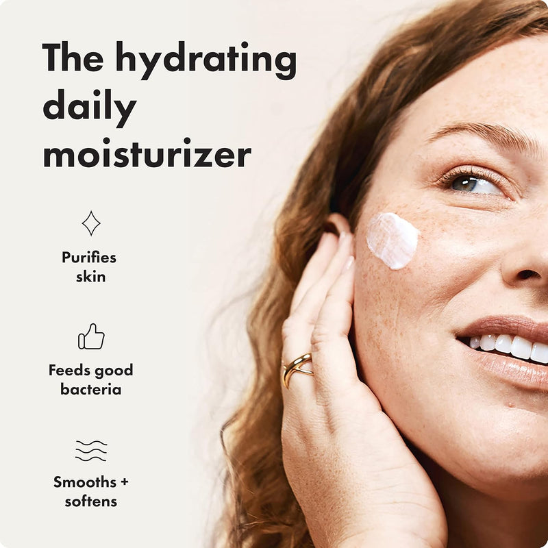 Mighty Patch Clear Collective Clarifying Prebiotic Moisturizer from Hero Cosmetics - Hydrating Daily Face Moisturizer to Purify, Smooth and Soften Skin (2.36 fl oz)