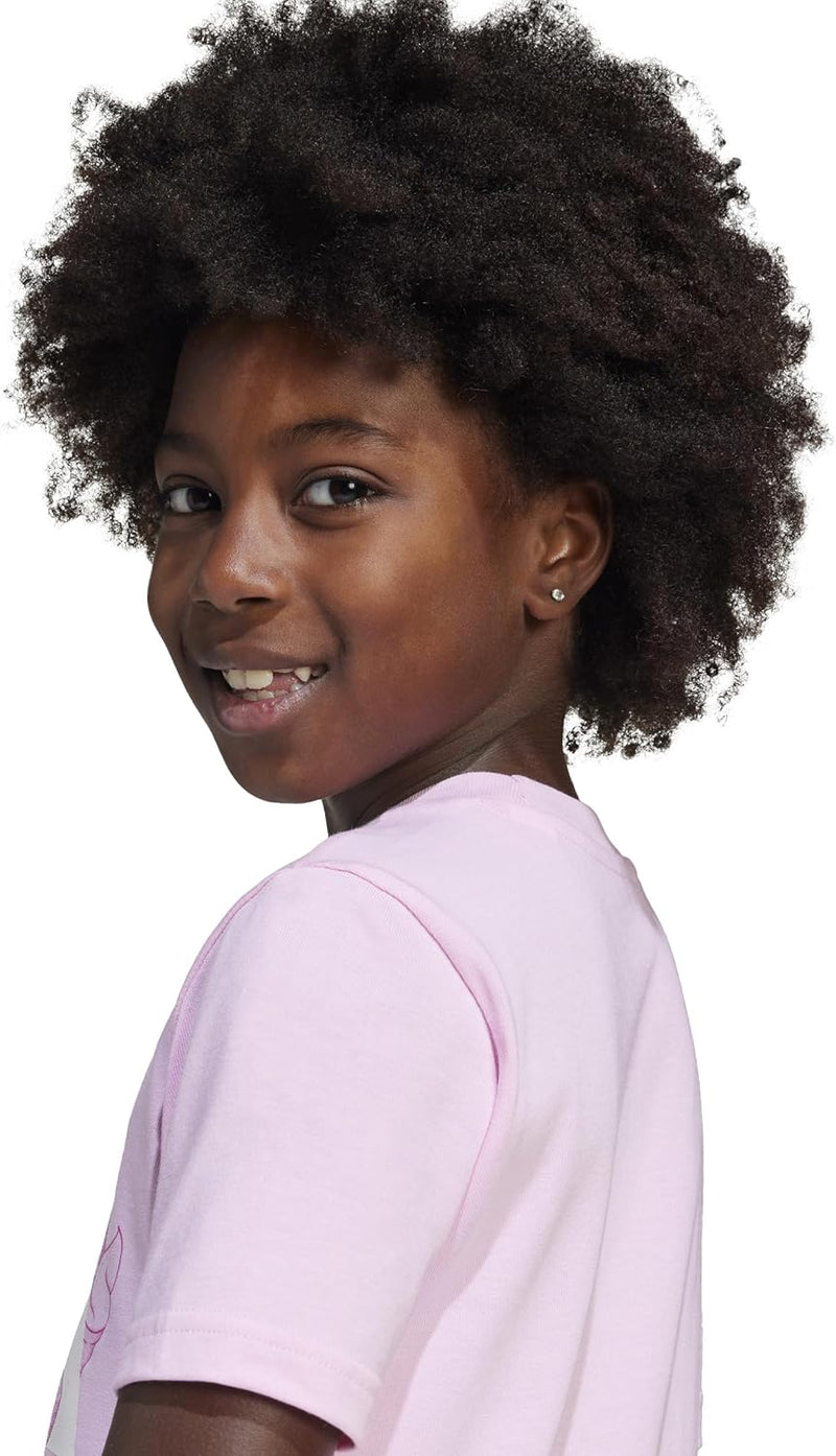 Unisex Kids Lounge Ice Graphic T-Shirt Kids Graphic T-Shirt - Pink