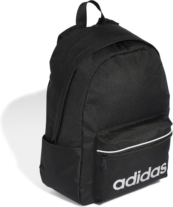 adidas Unisex's Recycled Linear Essentials Bag, Black/White/Black, One Size