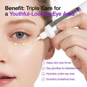 Retinol 0.1 Caffeine Revitalizing Eye Cream, Lightweight Formula for Dark Circles & Puffiness, Hydrating for Sensitive Skin, Korean Skincare, 30 ml