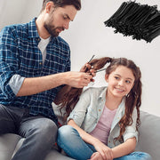 100 pieces Hair Bobby pins,Shaped Hair Pins Hair Styling Pins Black hair grips,Hair Clips, Hair Bob Pins,Straight plate hairpin Hair Clips for Girls Kids Women Hair Accessories
