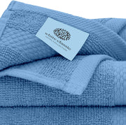 White Classic Luxury Cotton Washcloths - Small Hotel Spa Bathroom Face Towel | 12 Pack |