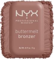 Buttermelt Bronzer, Powder Bronzer, 12 HR Wear, Fade Resistant & Transfer Resistant, Buildable, Vegan, Shade - All Butta'd Up, 1 Count - ALL BUTTAD UP