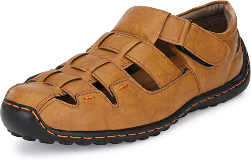Men's Tan Fisherman Sandals - Tan