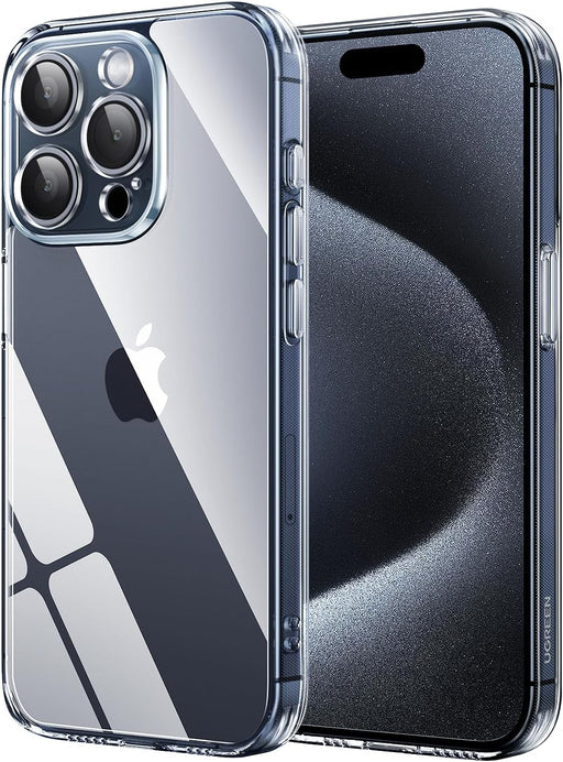 UGREEN for iPhone 17 Pro Case Clear Cover, Military-Grade Protection, Upgrade iCrystal Anti-Yellowing Tech, Anti-Scratch, Camera Control Protective Cover, Ultra Slim Transparent Case - Clear iPhone 15 Pro