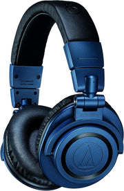 Audio-Technica Ath-M50X Studio Monitor Professional Headphones - Black - Blue Bluetooth