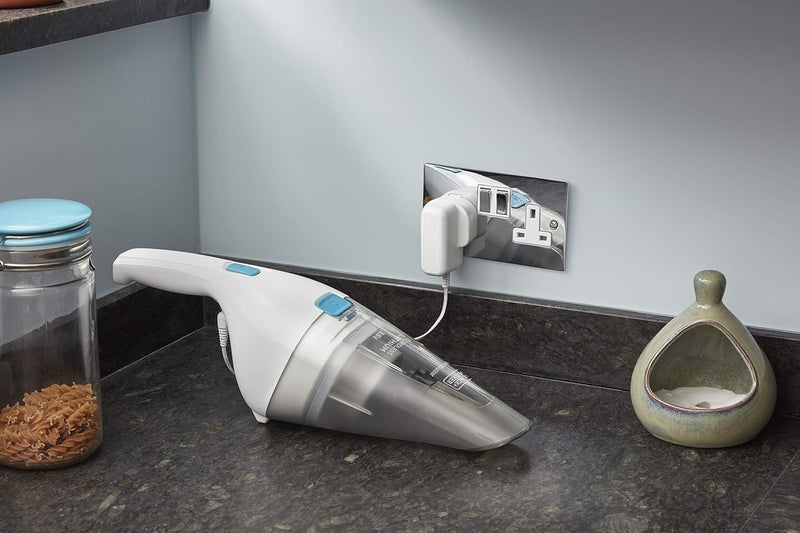 3.6V Cordless Handheld Portable Vacuum Cleaner With Lithium-Ion Battery 1.5Ah, 8AW Suction Power, 325ml Bowl Capacity, For Quick and Easy Cleaning NVC115JL-B5 2 Years Warranty