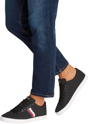 Tommy Hilfiger TH HI VULC LOW CORE STRIPES MESH mens Sneakers