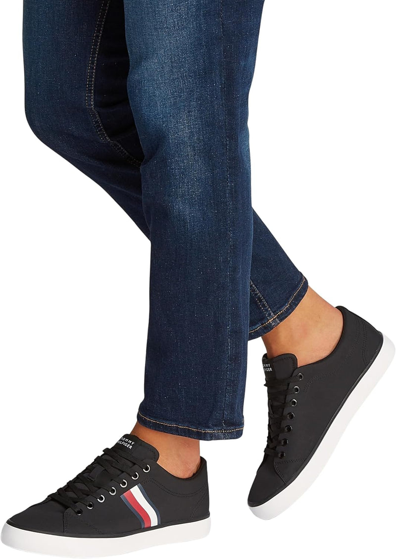 Tommy Hilfiger TH HI VULC LOW CORE STRIPES MESH mens Sneakers