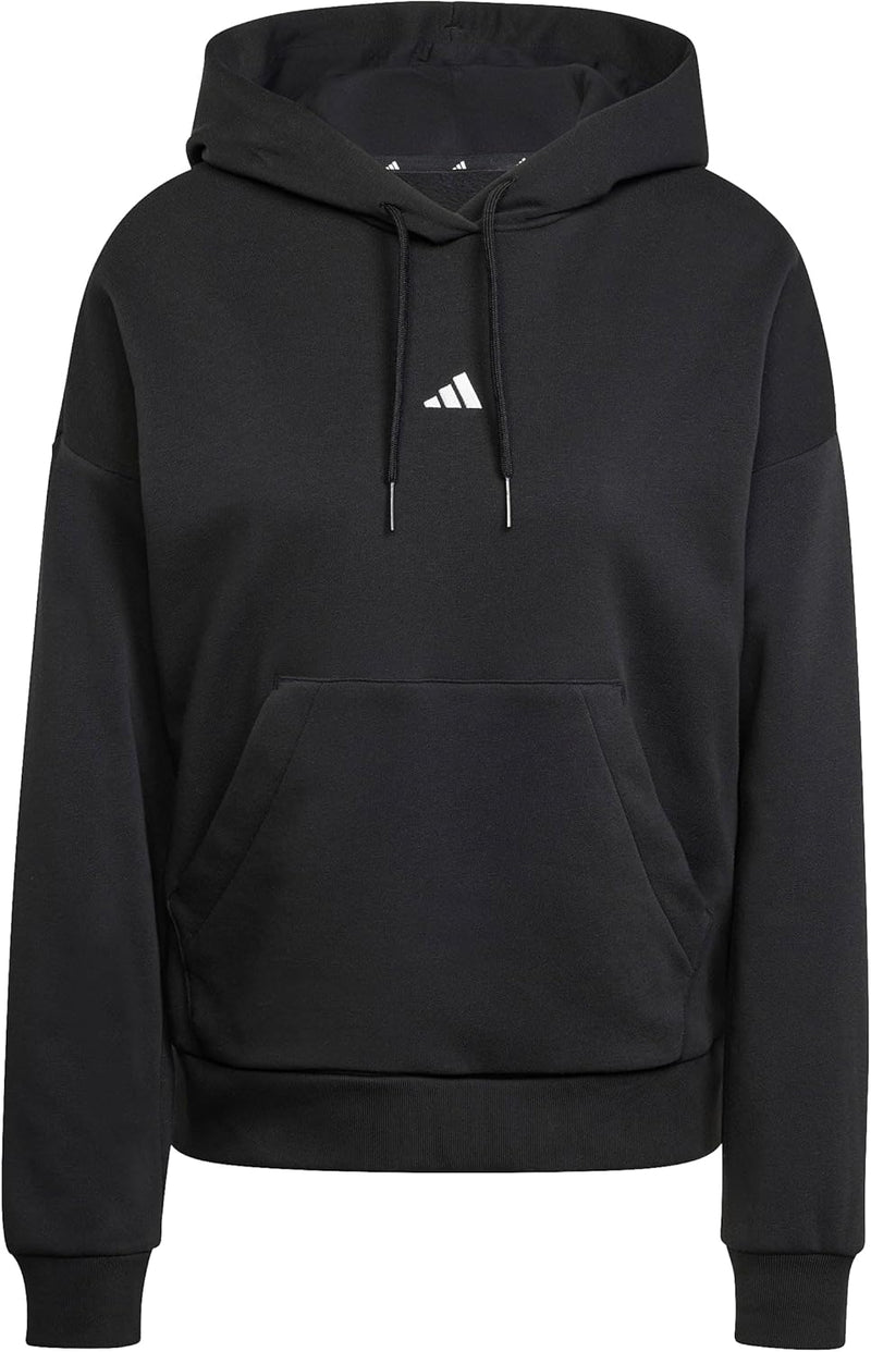 Women's Essentials Small Logo Feel Cozy Hoodie Hooded Sweatshirt (pack of 1) - Black