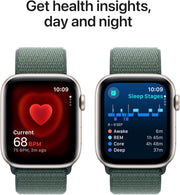 Apple Watch SE (2nd Gen) GPS + Cellular 40mm Smartwatch with Silver Aluminium Case with Denim Sport Band - M/L. Fitness and Sleep Trackers, Crash Detection, Heart Rate Monitor, Retina Display