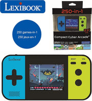 Lexibook, Cyber Arcade Color, Portable retro games console, 200 games of action, sport, racing, puzzles and more, 2.8" LCD colour display, Red, JL2389 - JL2377