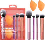 MakEUp Brush Set With 2 Sponge Blenders For Eyeshadow, Foundation, Blush, And Concealer, 6 Piece MakEUp Brush Set - Everyday Essentials, 6PC