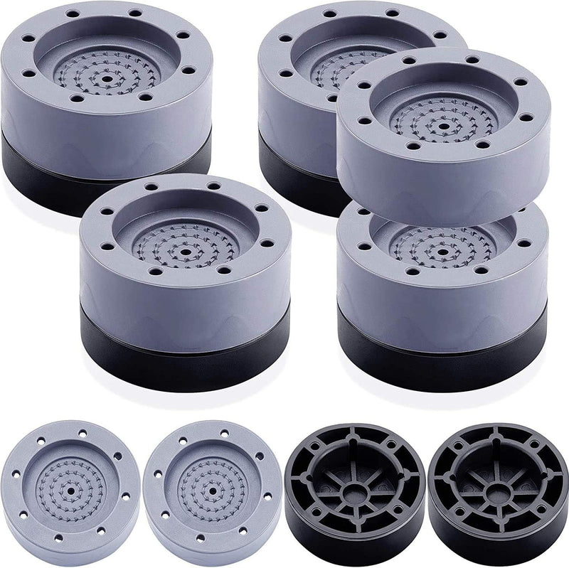 Washing Machine Pads Shock and Noise Cancelling Washing Machine Support and 4 Pieces Washer and Dryer Anti-vibration Increased Pads for Most Washing Machine Reduction Absorbing