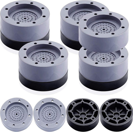 Washing Machine Pads Shock and Noise Cancelling Washing Machine Support and 4 Pieces Washer and Dryer Anti-vibration Increased Pads for Most Washing Machine Reduction Absorbing