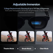 XREAL One Pro AR Glasses with X1 Chip, 3 DoF, 171" 57FOV 120Hz, BOSE Audio, Sony OLED, 3 Mode Dimming, Compatible with PS5, Nintendo Switch 2, iPhone 16/15, Steam Deck, PC, Android & iOS - L Size