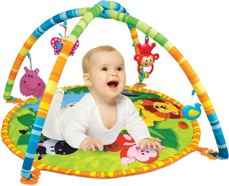 Winfun-baby toy jungle pals playmat, black