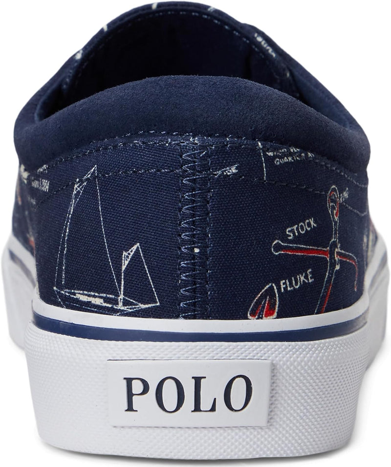 POLO RALPH LAUREN Canvas Faxon Low Sneaker Mens Sneaker