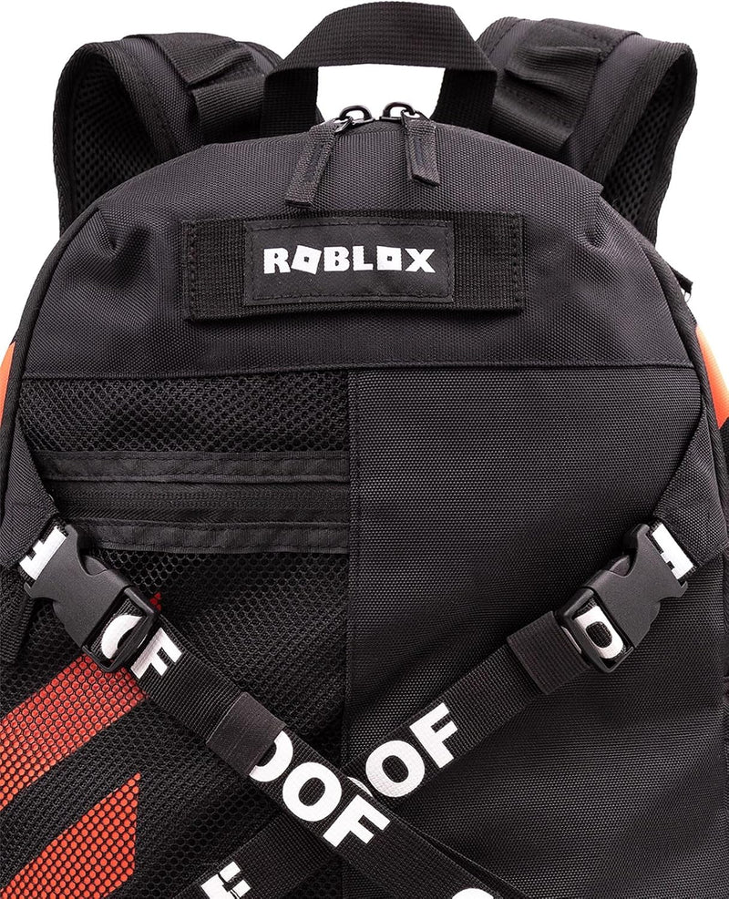 Roblox Backpack for Kids, Gamer School Bag with Iconic Roblox Characters, Padded Straps & Front Pocket