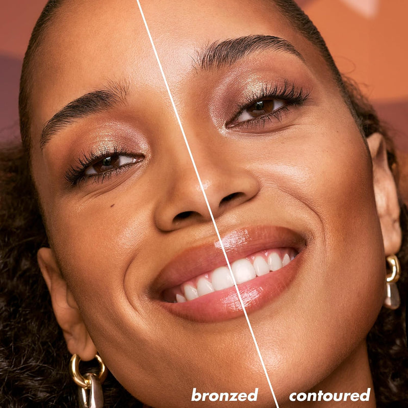 e.l.f. Camo Liquid Bronzer & Contour, Silky Highly Pigmented Formula, Creates a Long-Lasting Bronzed Glow & Natural Look, Vegan & Cruelty-Free, 4 Light/Medium - 5.5 Medium/Tan 3.84 ml (Pack of 1)