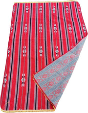Alsaqer Traditional Arabic Outdoor Carpet Sadu Mat Foldable (1.8x2.5 Mtr) Majlis Carpet Camping Mat Picnic Mat Multicolour
