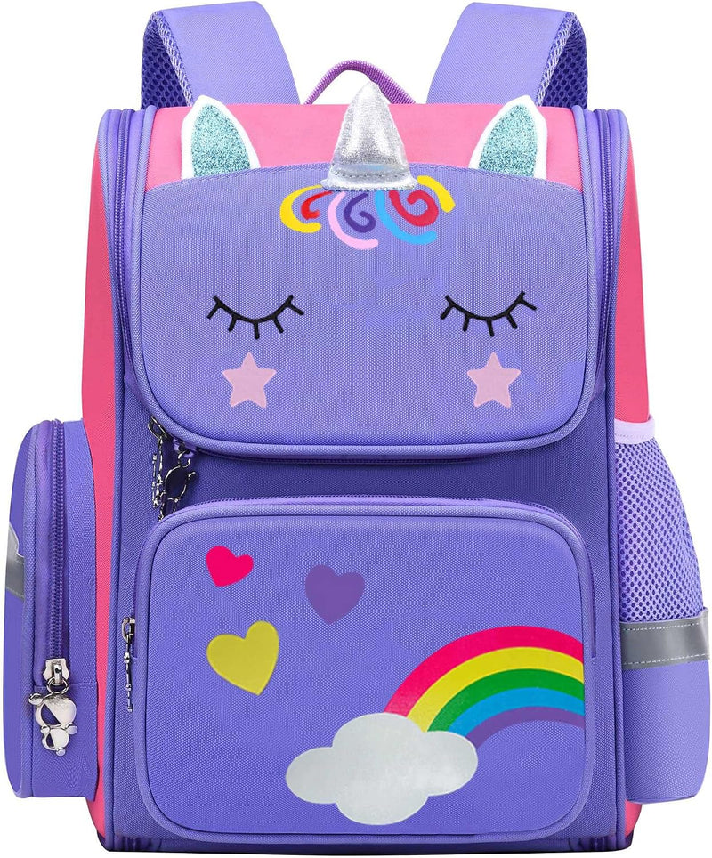 Unicorn backpack for girls,School bags for girls,Kids school bag,Cute unicorn bag,Pink bags for girls,Kids Bookbag for Elementary,Children's backpacks - Kong