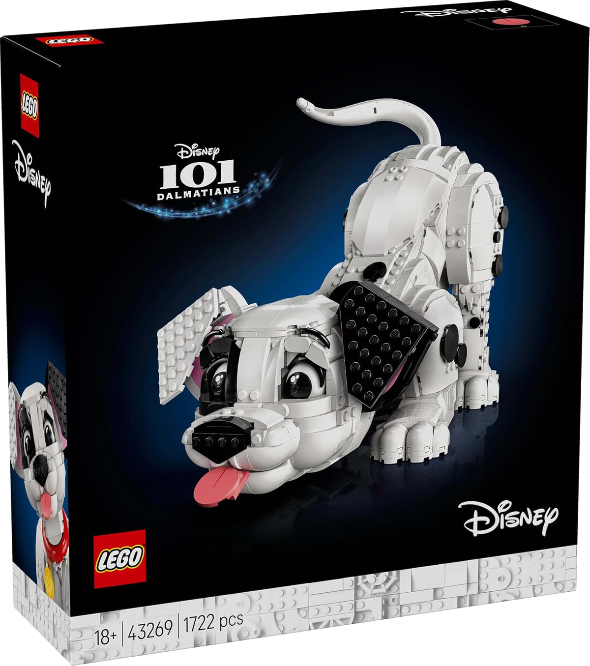 Disney 101 Dalmatians Puppy 43269 Customisable Figure Building Set for Adults, Transforms into 6 Dogs, DIY Home Decor, Gift for Fans, 1,722 Pieces – image 8
