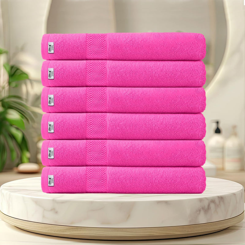 Cotton Home Rest Bath Towel- Set of 2 Sky Blue, Cotton Towel | 70x140cm / 27x55 inch, Luxury Hotel Towel Set Absorbent Durable Lightweight Washable Quick Dry Spa Quality Beach Pool Family Bath Towel.