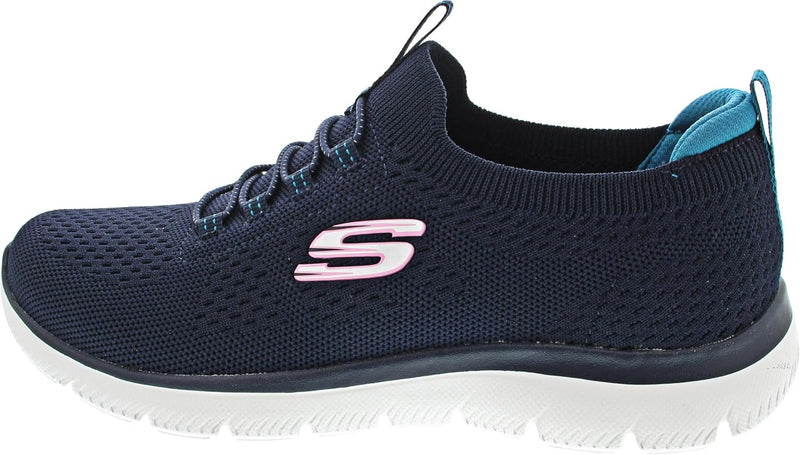 SUMMITS womens SHOES - NAVY -MINT/White