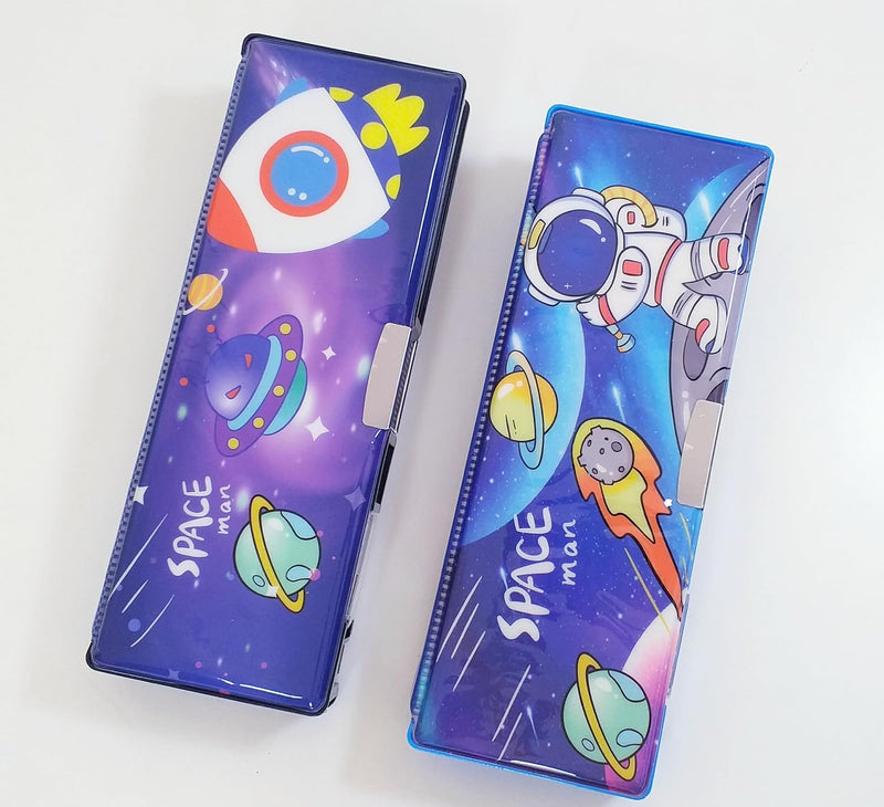Fam Pencil Case For Boys - Space Astronaut Back To School Stationery Cases Pouch Kids Supplies