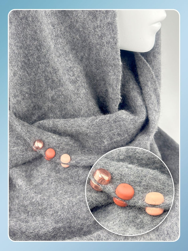DUOMIAO 12 Pairs Strong Hijab Magnets Pinless Hijab Pins for Women, Multi Use Magnetic Pins for Hijab Scarf Shirts Dress and Clothes.