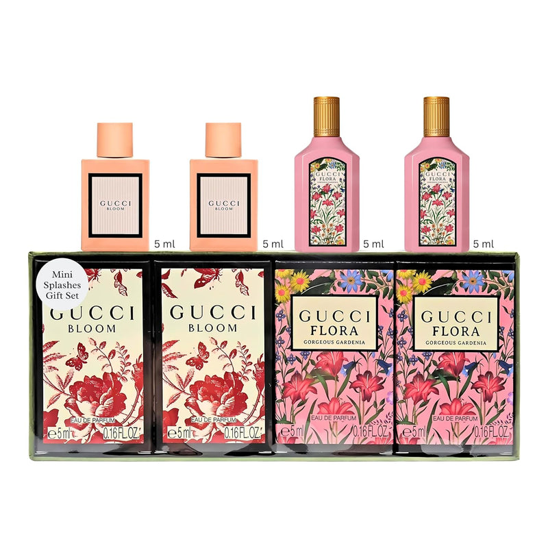 Gucci Perfume for Women Variety Fragrance Travel Splash Gift Set