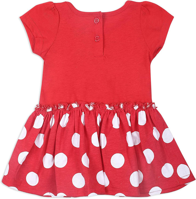 Disney baby-girls Disney Girl's 3-pack Minnie Mouse Short Sleeve Dress and Bloomer Set Disney Girl's 3-Pack Minnie Mouse Short Sleeve Dress and Bloomer Set