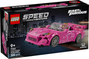Speed Champions 2 Fast 2 Furious Honda S2000 - Pink Car Toy with Anime-Style Graphics - incl. a Suki Minifigure with a Spanner - Gift For 9+ Year Old Boys, Girls & Adult Movie Fans - 77241