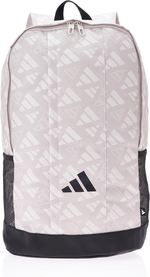 Linear Graphic Beige Unisex Adults Backpack, NS