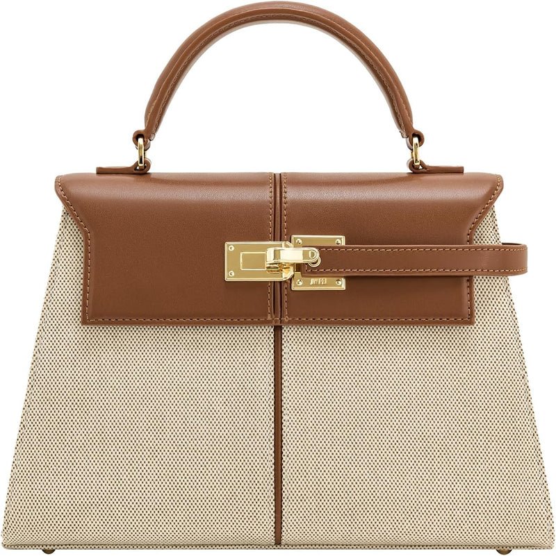 Women's Elise Top Handle Bag - Umber Canvas