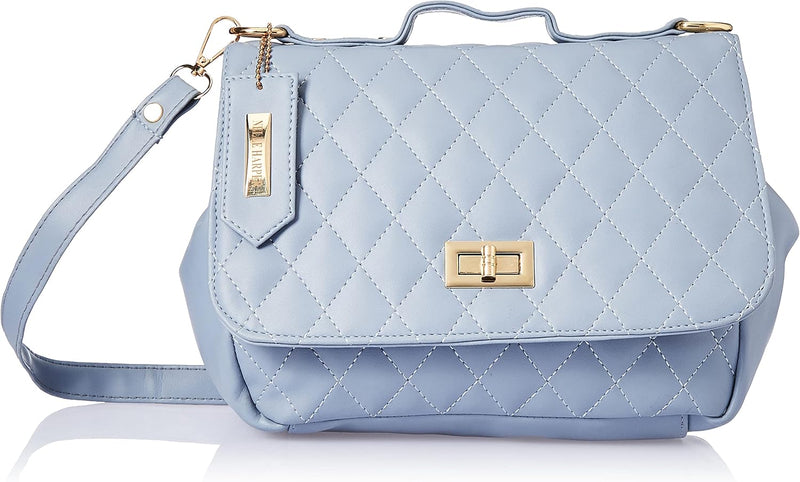 Pu Leather Latest Fashion Handbags For Women - Sky Blue