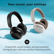 Sennheiser Consumer Audio ACCENTUM Plus Wireless Bluetooth Headphones - Quick-Charge Feature, 50-Hr Battery Playtime, Adaptive Hybrid ANC, Sound Personalization, Touch Controls Black